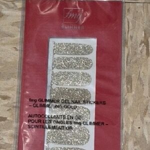 Avon fmg Glimmer Gel Nail Stickers - Glimmering Gold